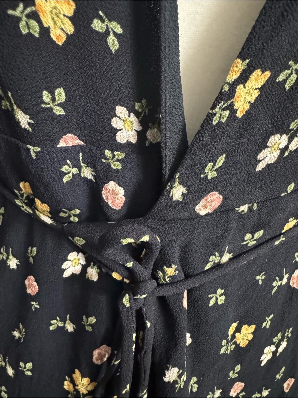 Reformation Callalily Dress In Black Floral Maxi Floor Length Size 0 - Picture 11 of 16